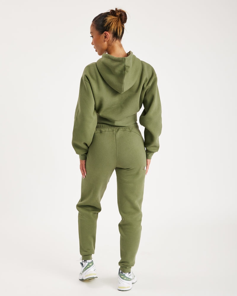 Hoodrich Aspect Pantaloni Jogger Donna Verde Oliva | 87054-MFHI