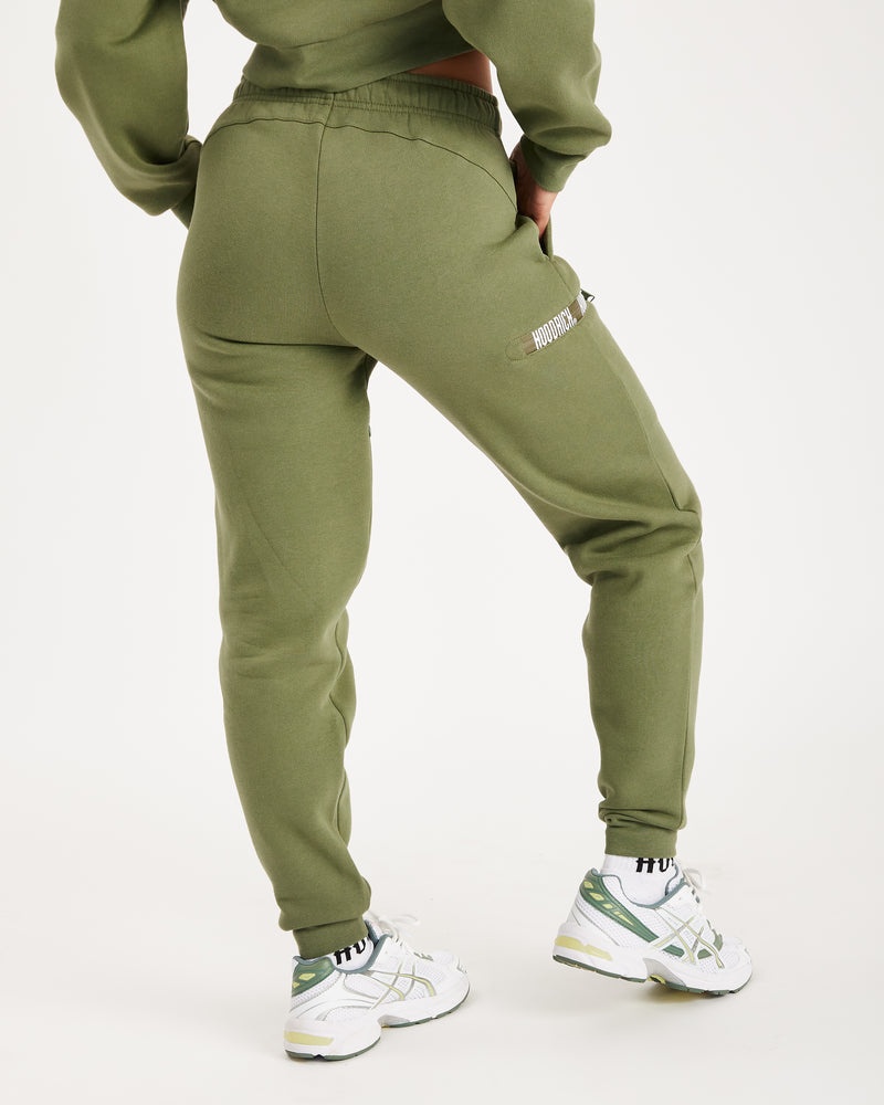 Hoodrich Aspect Pantaloni Jogger Donna Verde Oliva | 87054-MFHI