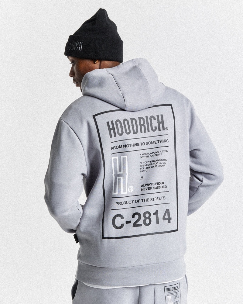 Hoodrich OG Akira Felpa con Cappuccio Uomo Grigie | 16827-XJLH