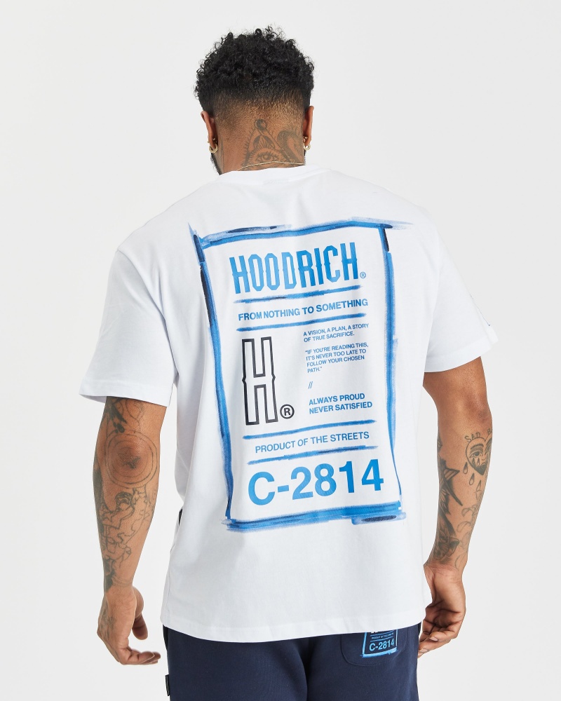 Hoodrich OG Akira Magliette Uomo Bianche | 49026-TCYU