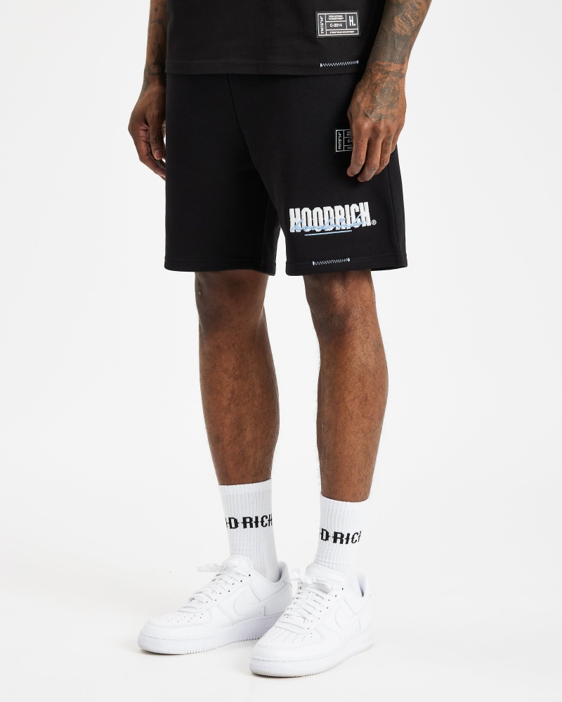 Hoodrich OG Blend V2 Pantaloncini Uomo Nere | 41278-OZTQ