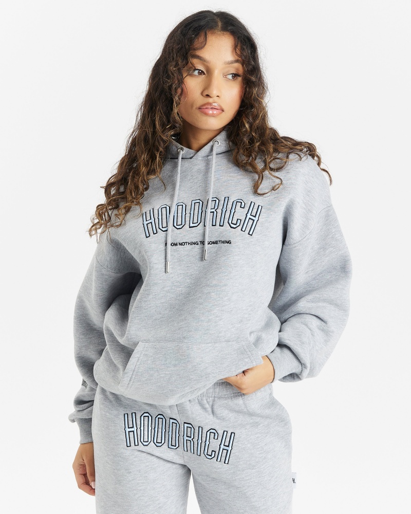 Hoodrich OG Breeze Felpa con Cappuccio Donna Grigie | 34568-SMFR