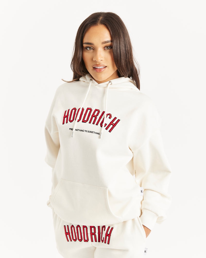 Hoodrich OG Breeze Felpa con Cappuccio Donna Crema | 81374-RLUO