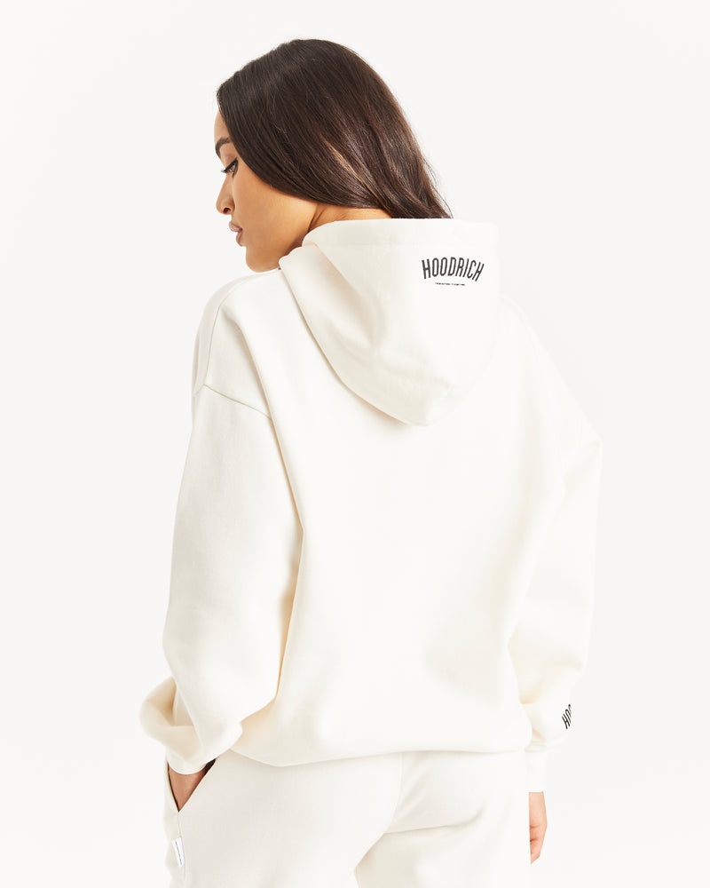 Hoodrich OG Breeze Felpa con Cappuccio Donna Crema | 81374-RLUO