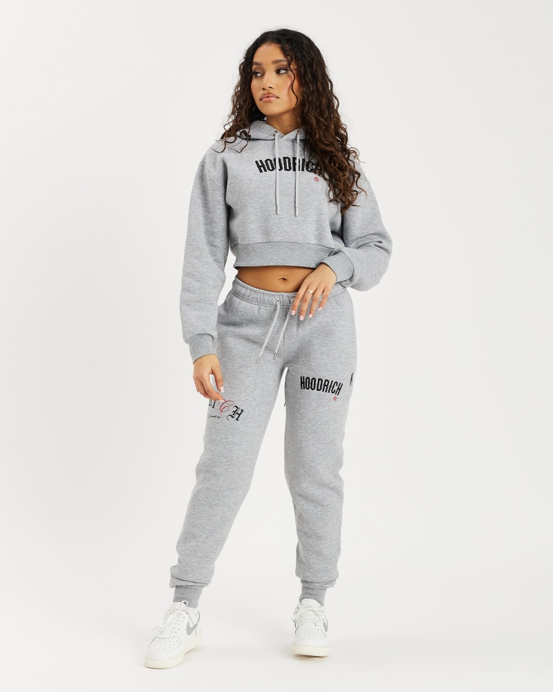 Hoodrich OG Calor Pantaloni Jogger Donna Grigie | 32974-TKFH