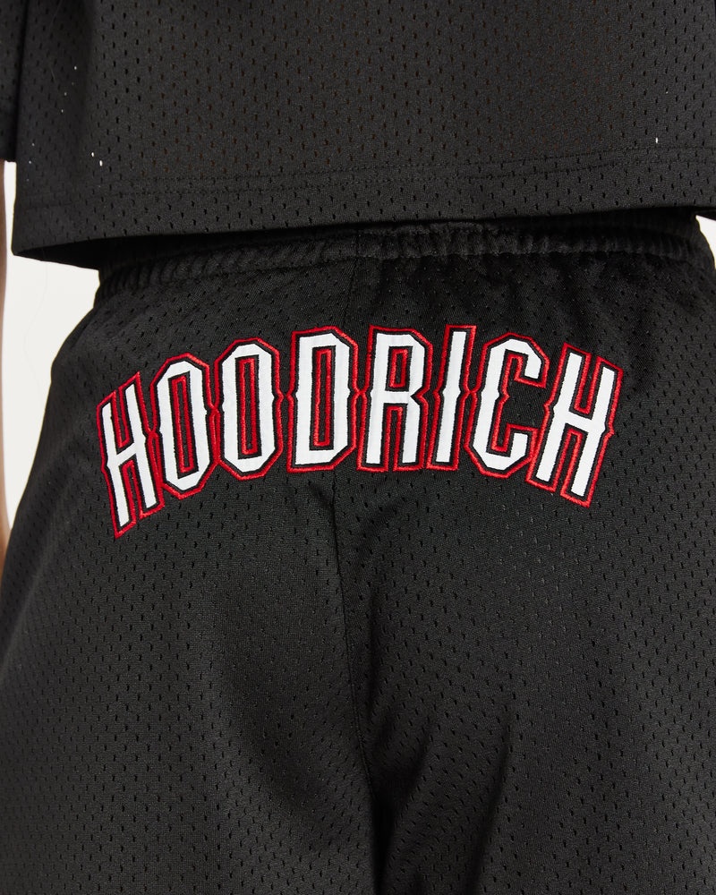 Hoodrich OG Court Pantaloncini Donna Nere | 91634-PGAO