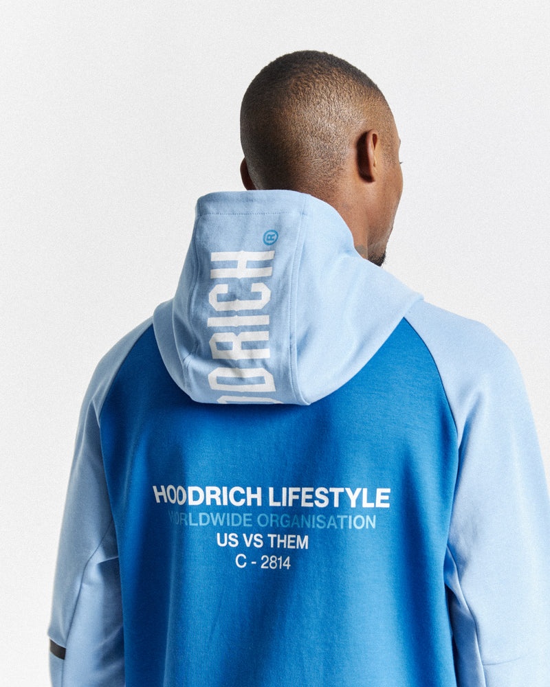 Hoodrich OG Cycle Full Zip Felpa con Cappuccio Uomo Blu | 31640-MXSH