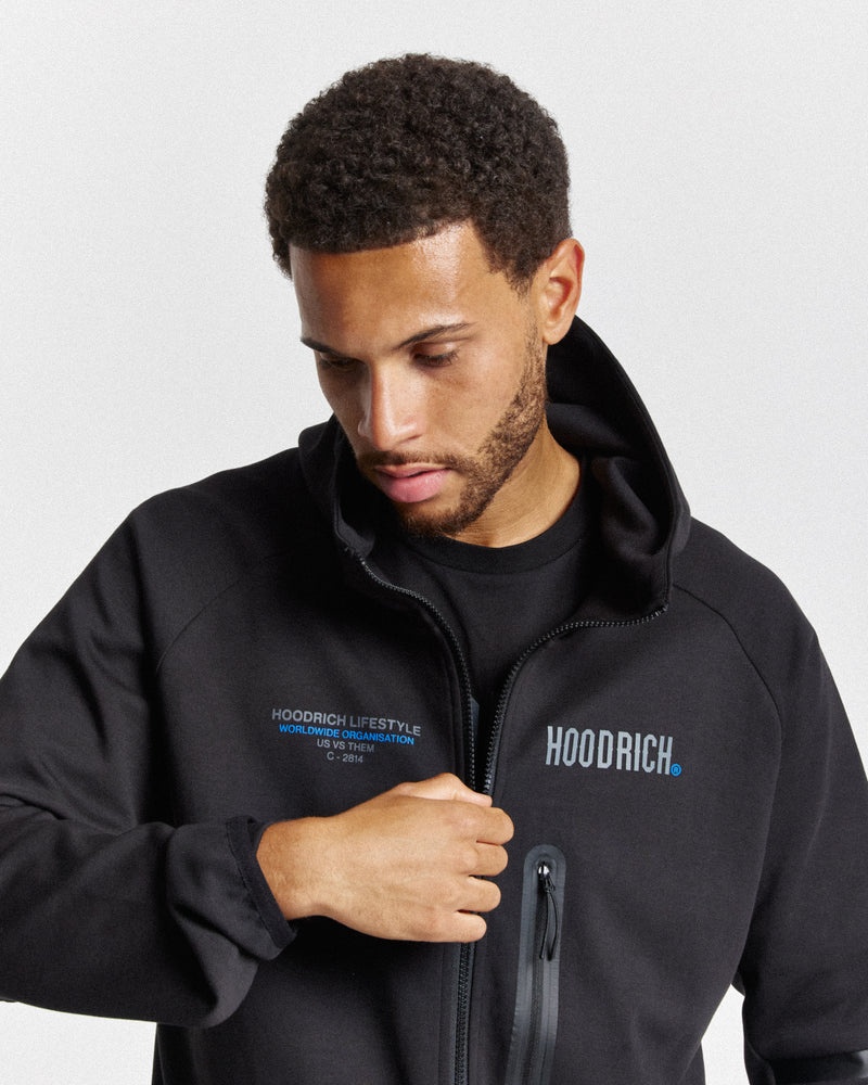 Hoodrich OG Cycle Full Zip Felpa con Cappuccio Uomo Nere | 90513-ETRG