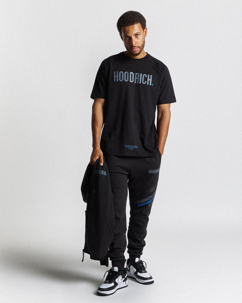 Hoodrich OG Cycle Magliette Uomo Nere | 15346-MDRS