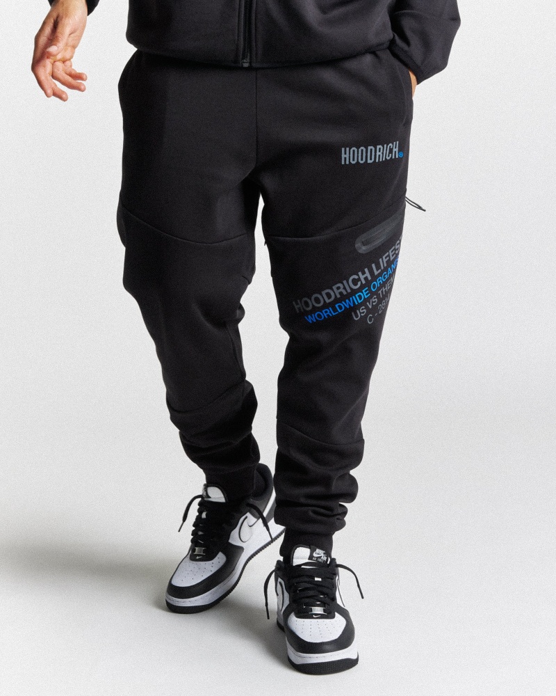 Hoodrich OG Cycle Pantaloni Jogger Uomo Nere | 30168-FSBZ