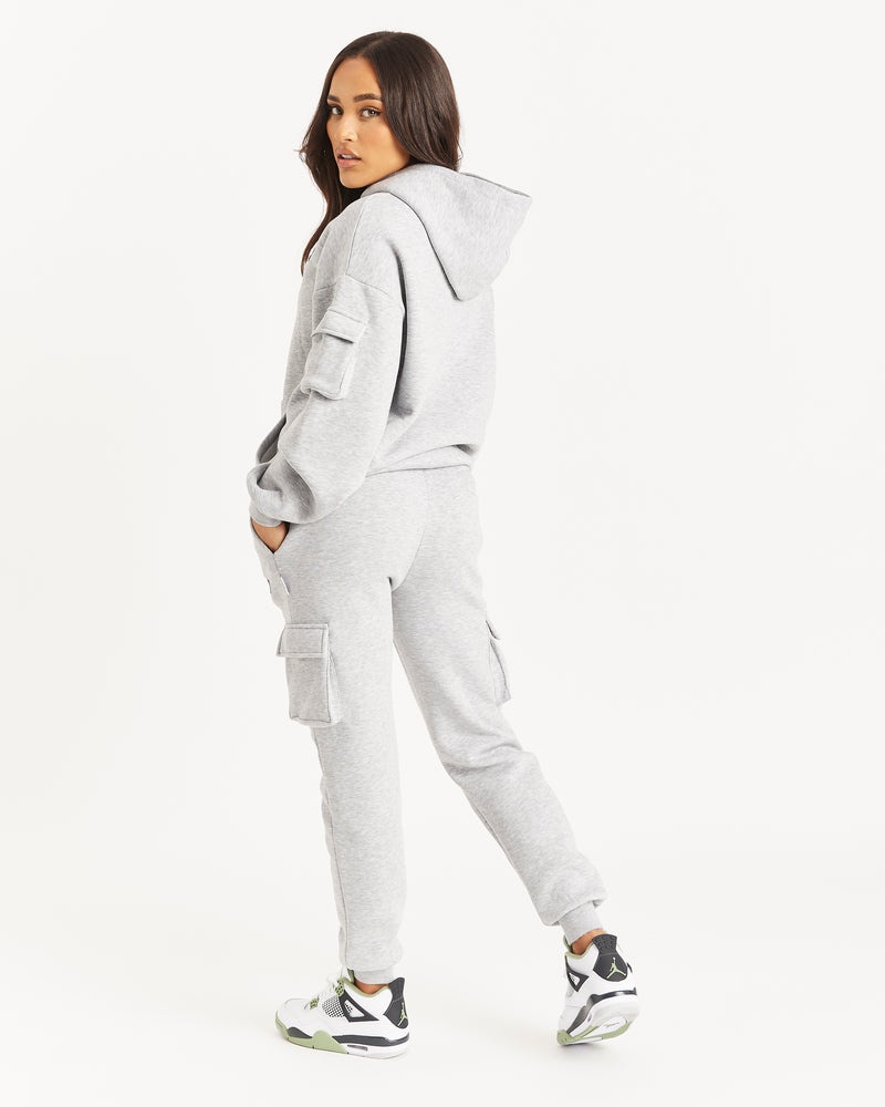 Hoodrich OG Luna Full Zip Felpa con Cappuccio Donna Grigie | 27093-QVBT