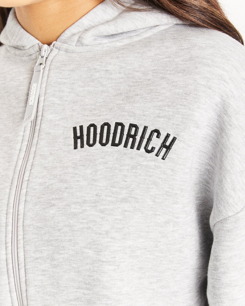 Hoodrich OG Luna Full Zip Felpa con Cappuccio Donna Grigie | 27093-QVBT