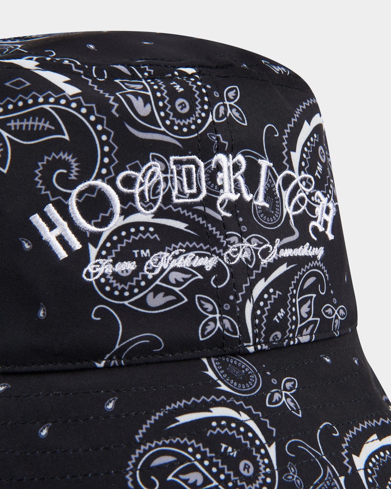 Hoodrich OG Motif Cappello A Secchiello Uomo Nere | 16237-GAJM