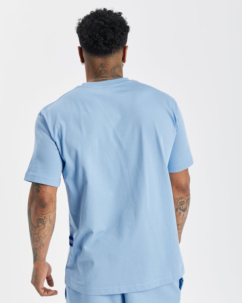 Hoodrich OG Pacific V2 Magliette Uomo Blu | 26089-QLIT