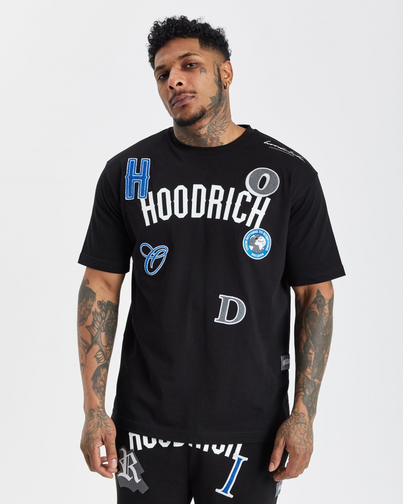 Hoodrich OG Pacific V2 Magliette Uomo Nere | 49531-SGBW