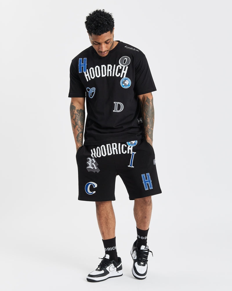 Hoodrich OG Pacific V2 Pantaloncini Uomo Nere | 36258-RLSJ