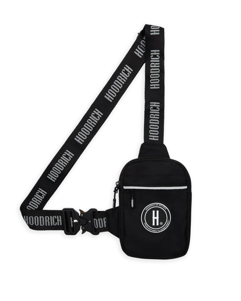 Hoodrich OG Reflective Borse Uomo Nere | 50279-ILFB