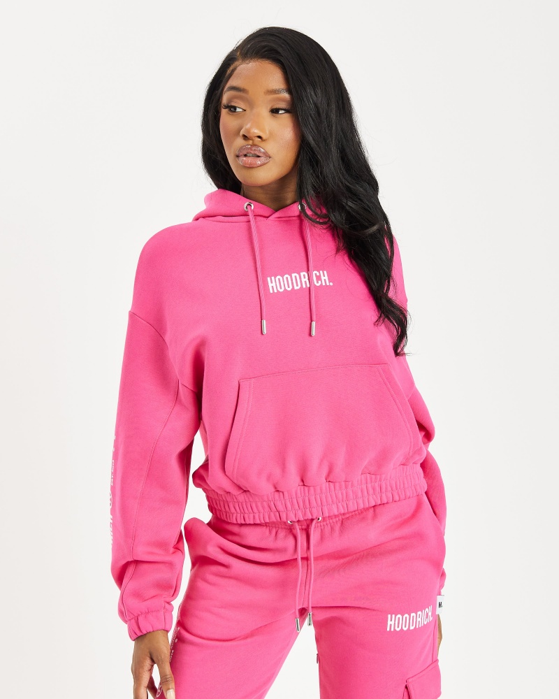 Hoodrich OG Revolve Felpa con Cappuccio Donna Bianche | 70521-LCZW