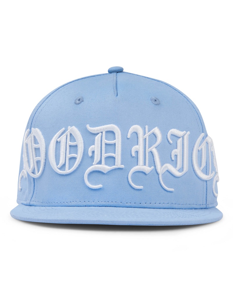 Hoodrich OG Script Fitted Cappelli Uomo Blu | 43501-PYXJ