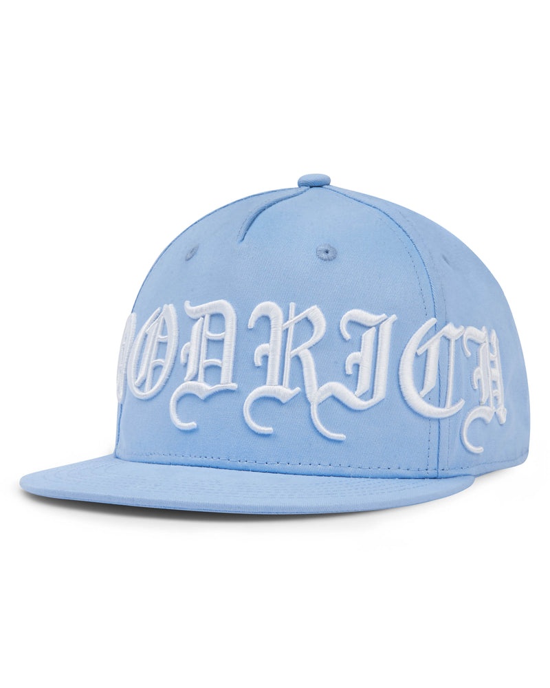 Hoodrich OG Script Fitted Cappelli Uomo Blu | 43501-PYXJ