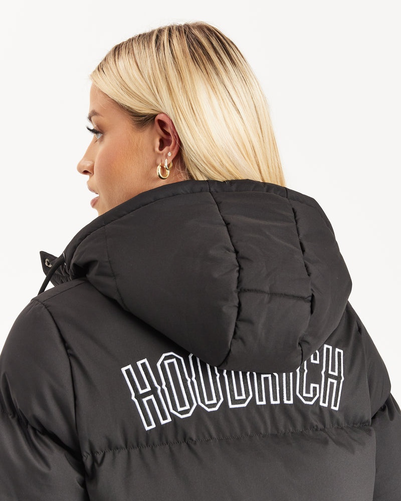 Hoodrich OG Sia Longline Giacche Donna Nere | 76098-ZMUT