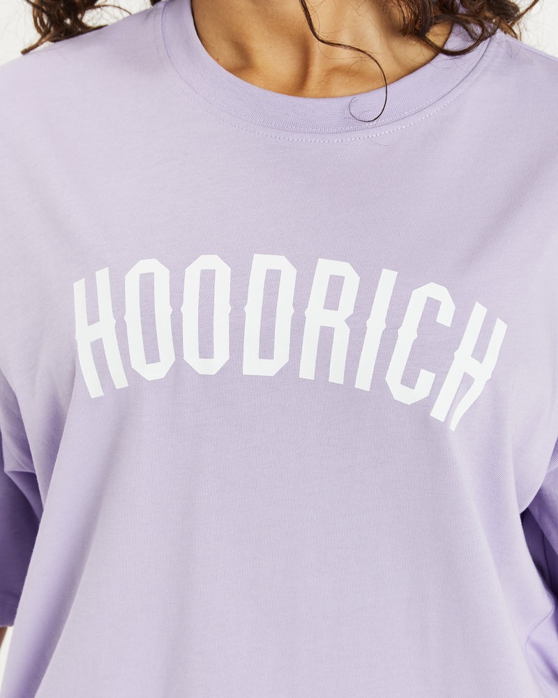 Hoodrich OG Staple Boyfriend Magliette Donna Lavanda | 70328-HOUW