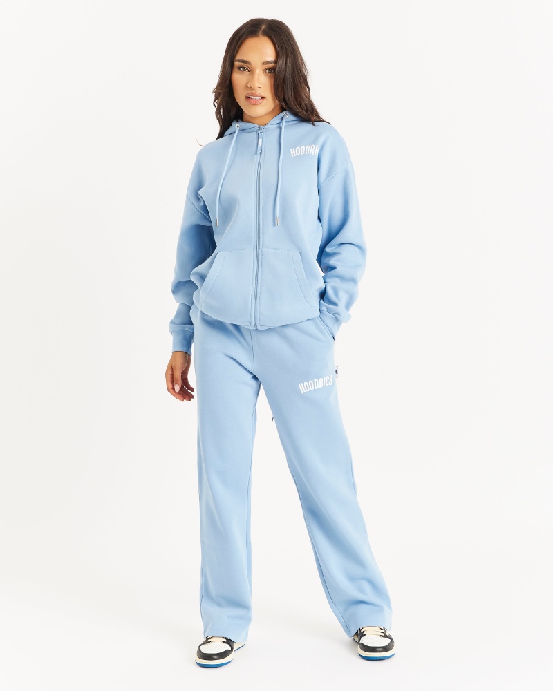 Hoodrich OG Staple Larghe Leg Pantaloni Jogger Donna Blu | 87362-UDJA