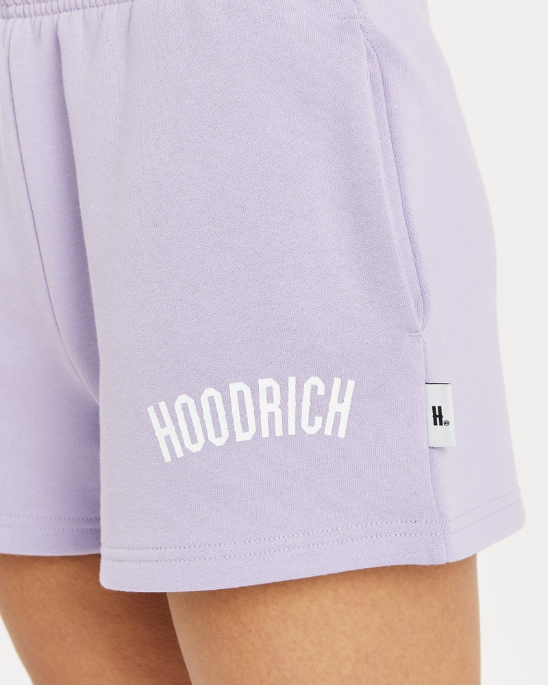 Hoodrich OG Staple Pantaloncini Donna Lavanda | 35497-JOSC