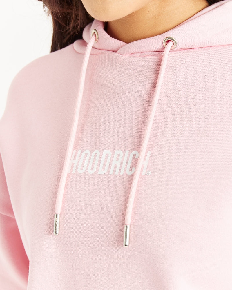 Hoodrich OG Storm Logo Felpa con Cappuccio Donna Rosa | 36475-SJIU