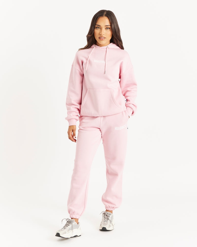 Hoodrich OG Storm Logo Felpa con Cappuccio Donna Rosa | 36475-SJIU