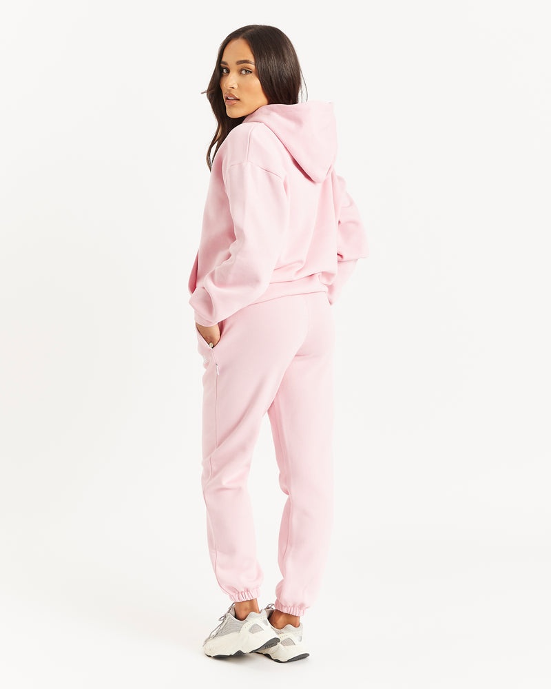 Hoodrich OG Storm Logo Felpa con Cappuccio Donna Rosa | 36475-SJIU