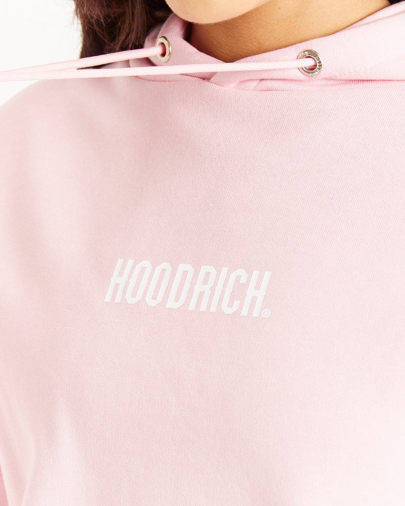 Hoodrich OG Storm Logo Felpa con Cappuccio Donna Rosa | 36475-SJIU