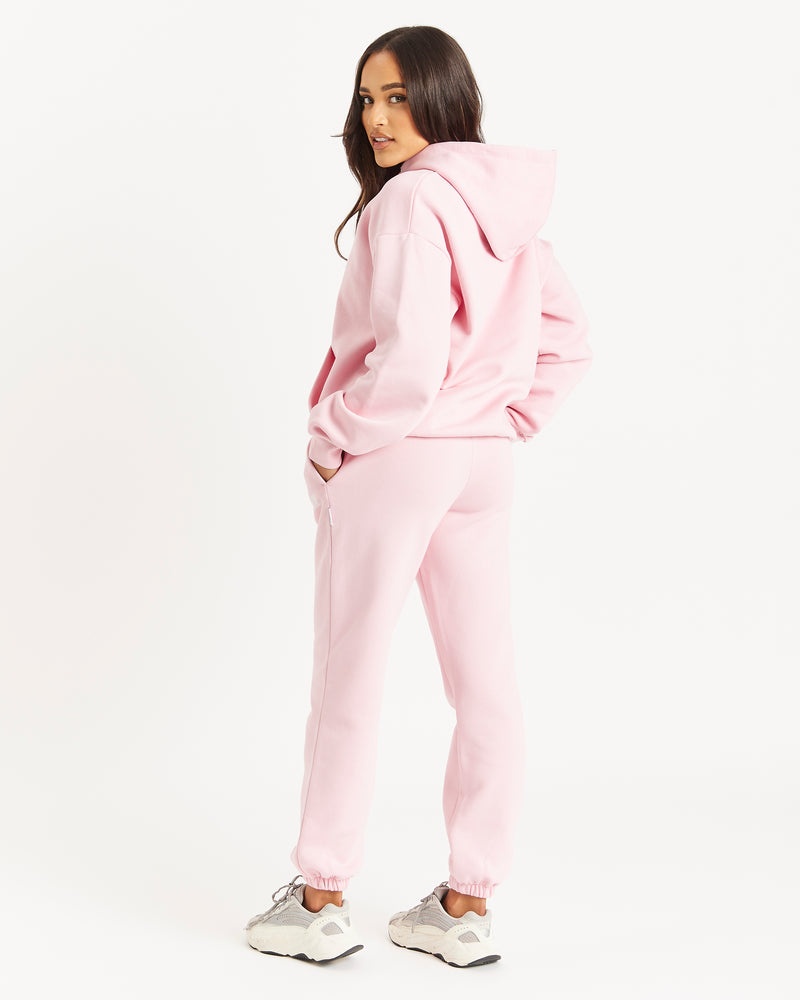 Hoodrich OG Storm Logo Pantaloni Jogger Donna Rosa | 31927-DBPY