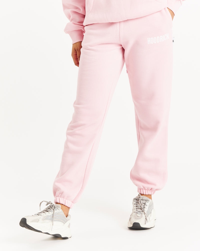 Hoodrich OG Storm Logo Pantaloni Jogger Donna Rosa | 31927-DBPY