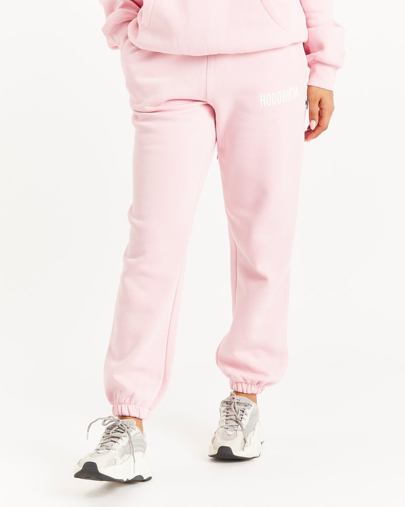 Hoodrich OG Storm Logo Pantaloni Jogger Donna Rosa | 31927-DBPY