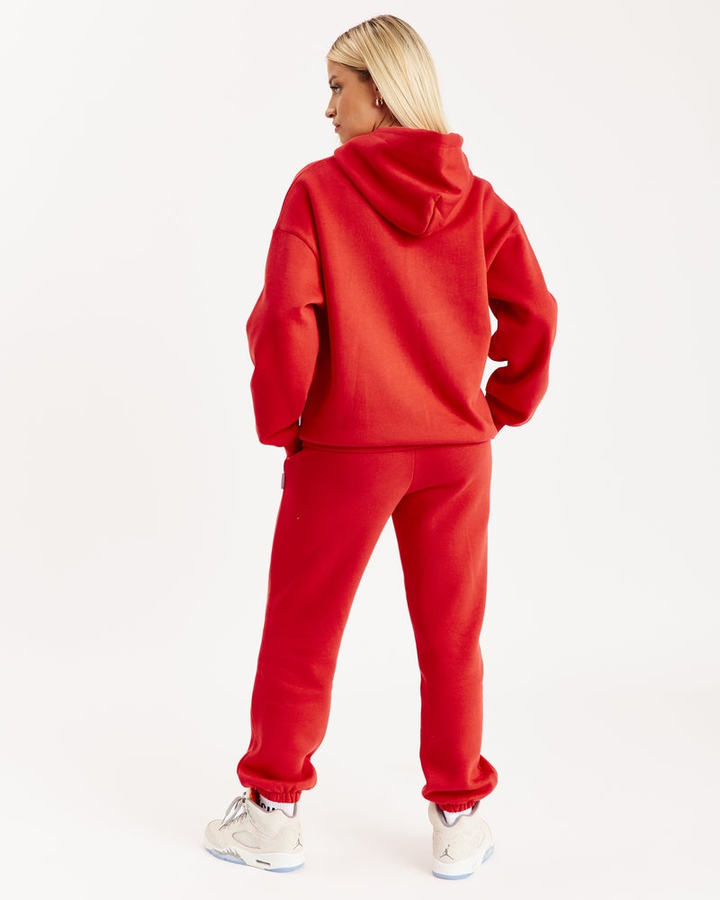 Hoodrich OG Storm Pantaloni Jogger Donna Rosse | 60724-SGBV