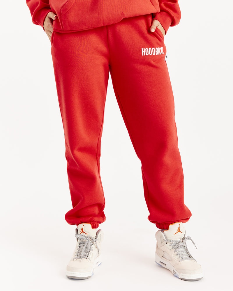 Hoodrich OG Storm Pantaloni Jogger Donna Rosse | 60724-SGBV