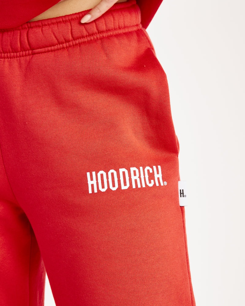 Hoodrich OG Storm Pantaloni Jogger Donna Rosse | 60724-SGBV