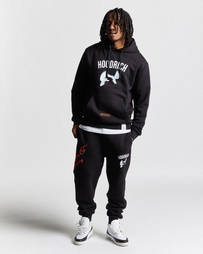 Hoodrich OG Take Flight V2 Pantaloni Jogger Uomo Nere | 34012-NMIC