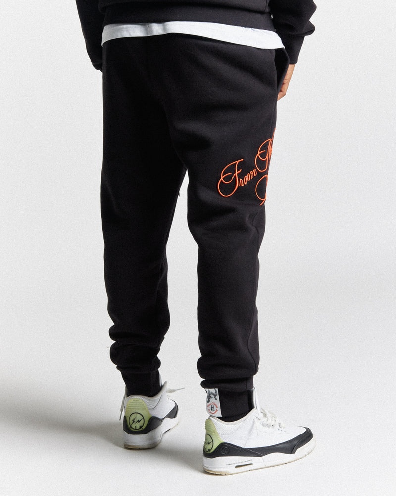 Hoodrich OG Take Flight V2 Pantaloni Jogger Uomo Nere | 34012-NMIC