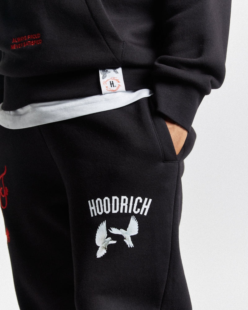 Hoodrich OG Take Flight V2 Pantaloni Jogger Uomo Nere | 34012-NMIC