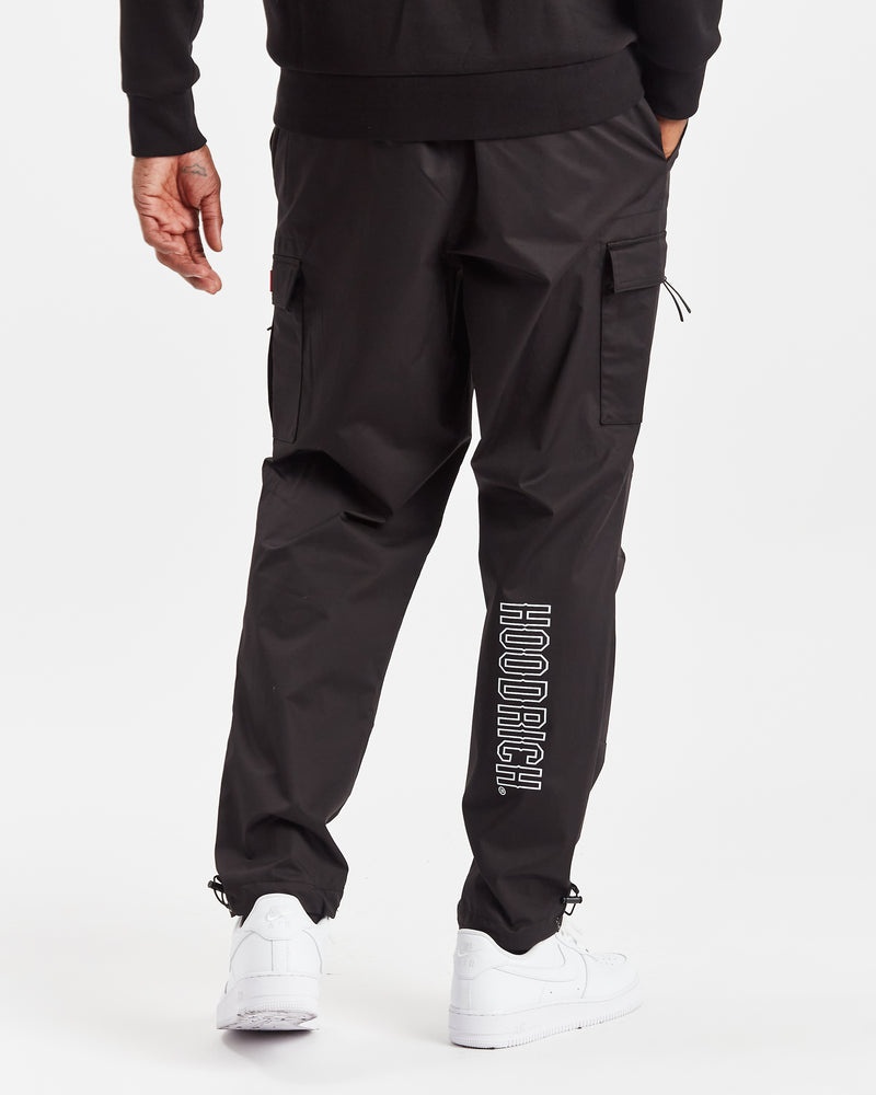 Hoodrich OG Trek Cargo Pantaloni Uomo Nere | 85932-MGDW