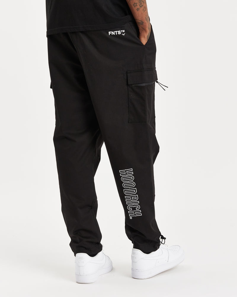 Hoodrich OG Trek Cargo Pantaloni Uomo Nere | 69743-WMBA