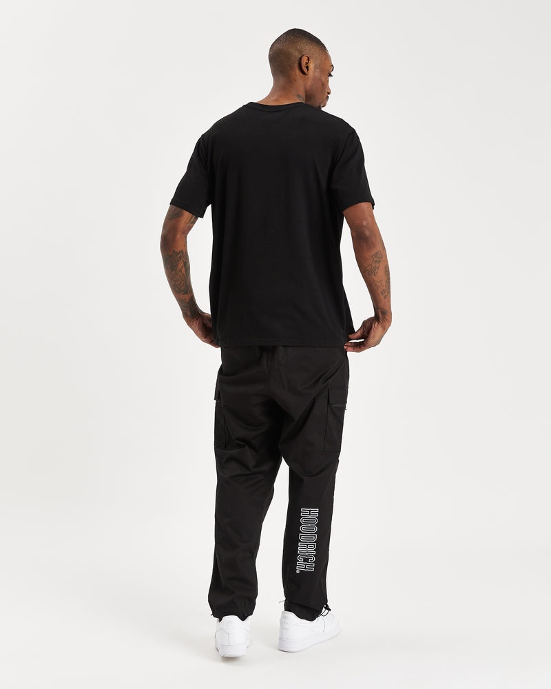 Hoodrich OG Trek Cargo Pantaloni Uomo Nere | 69743-WMBA