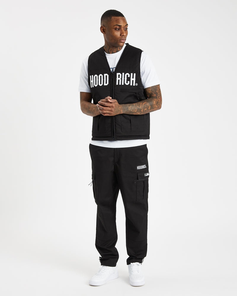 Hoodrich OG Trek V2 Cargo Pantaloni Uomo Nere | 30178-WQRL