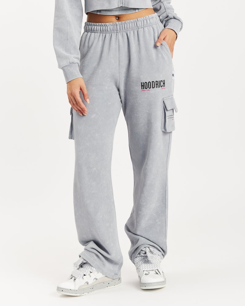 Hoodrich Peak Open Hem Pantaloni Jogger Donna Grigie | 78295-BJCQ