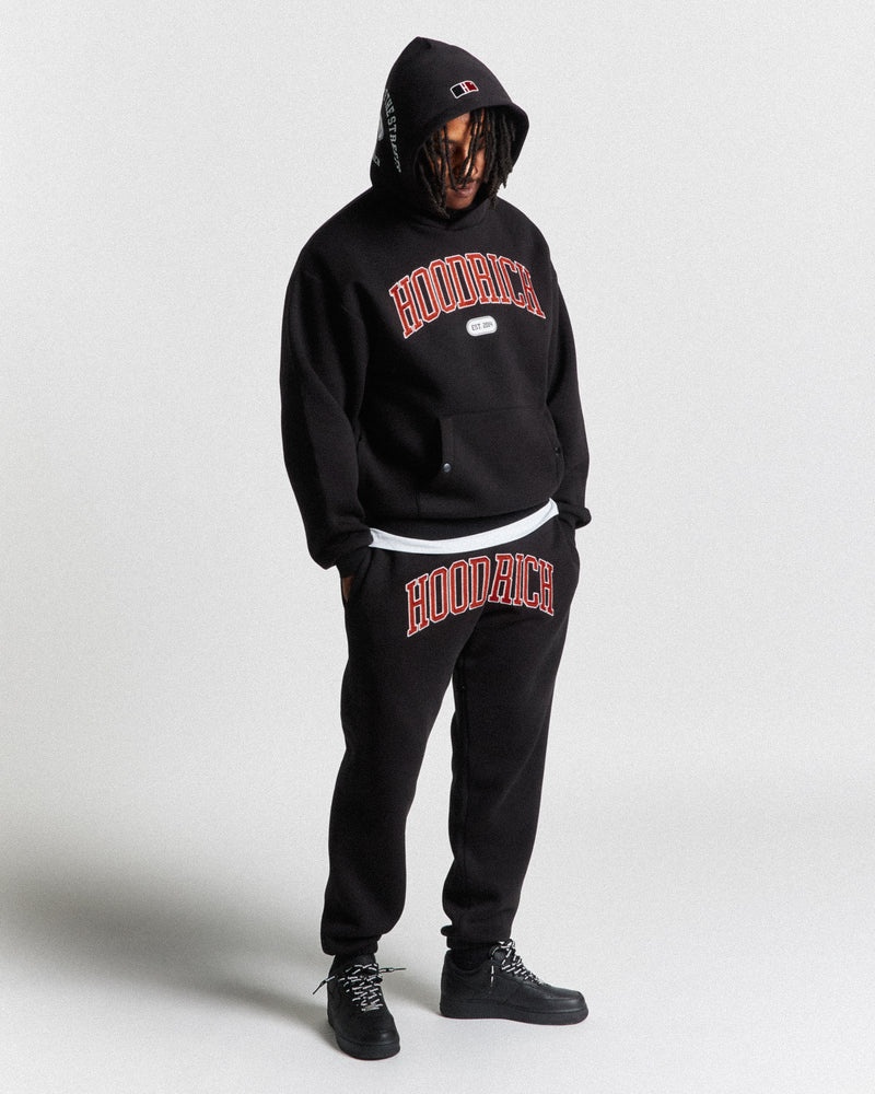 Hoodrich Phoenix Oversized Felpa con Cappuccio Uomo Nere | 84290-MFWN