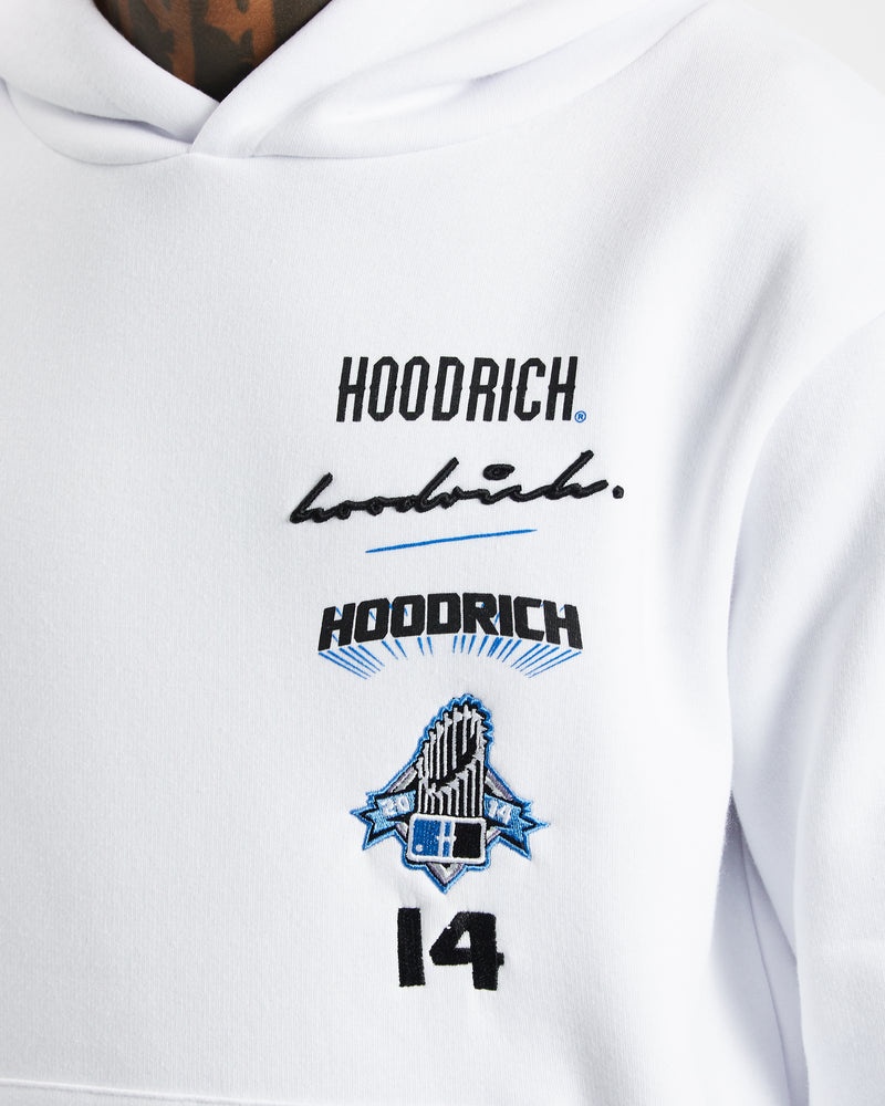 Hoodrich Stadium Felpa con Cappuccio Uomo Bianche | 62509-AKEJ