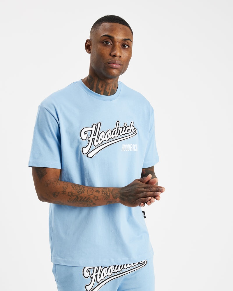 Hoodrich Stadium Magliette Uomo Blu | 10943-JSOA