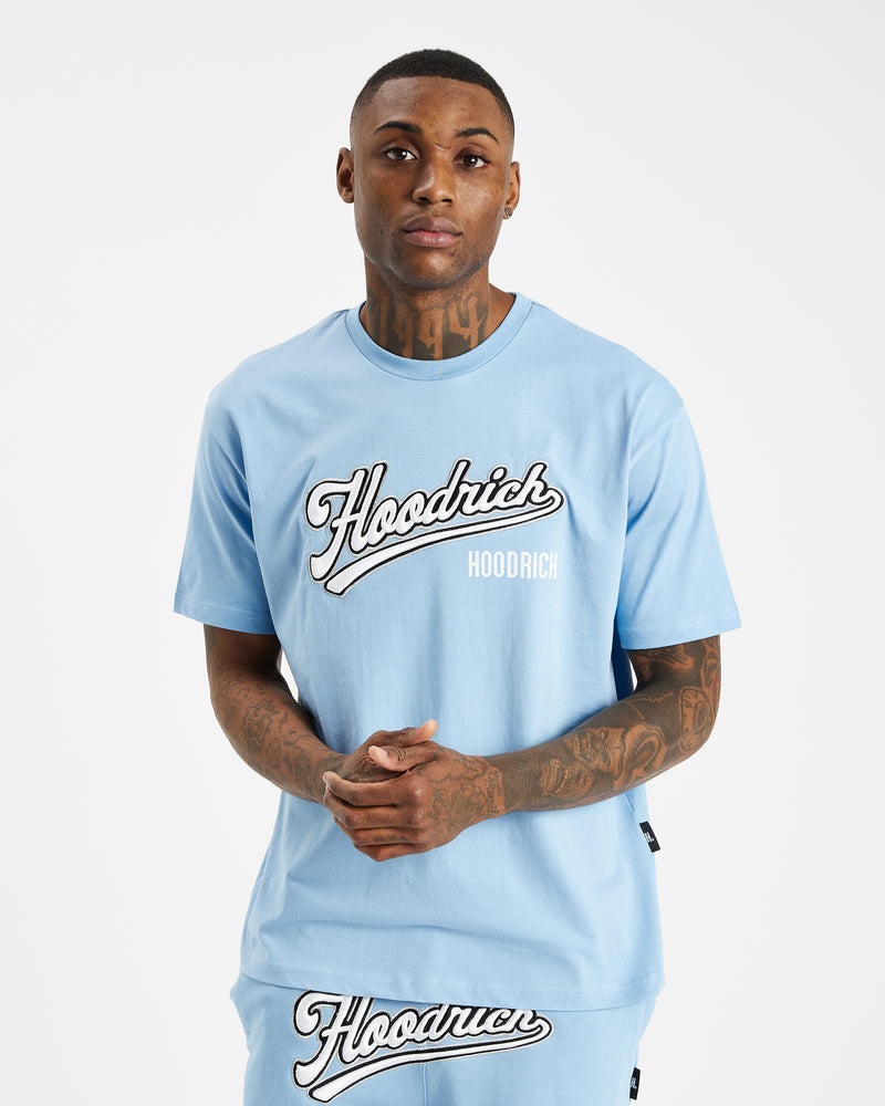 Hoodrich Stadium Magliette Uomo Blu | 10943-JSOA